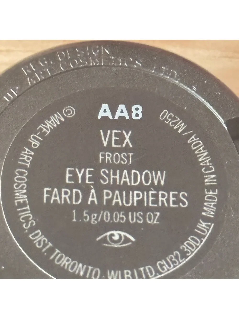 Mac Frost Eye Shadow Vex